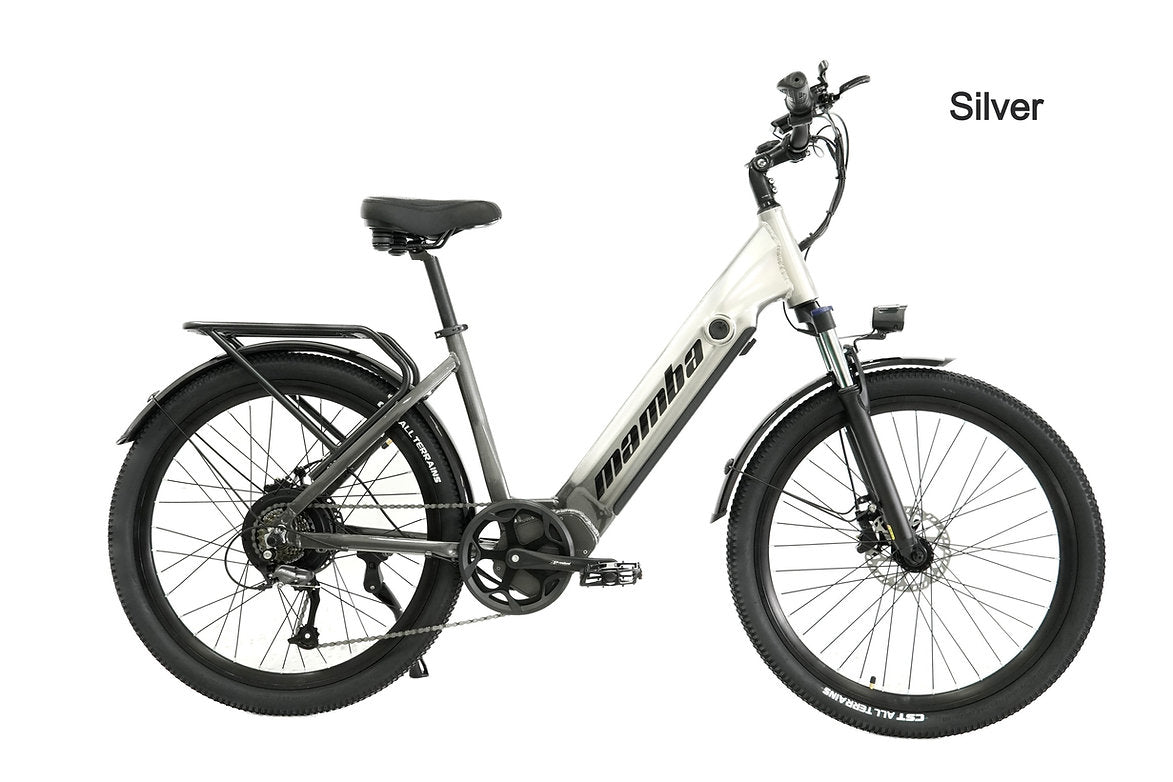 Test Mamba Savannah Electric Bike 48V 17Ah Silver