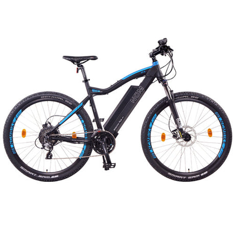 NCM Moscow Plus Electric Mountain Bike, 250W, E-MTB, 48V 16Ah 768Wh Battery [Black 27.5] Black
