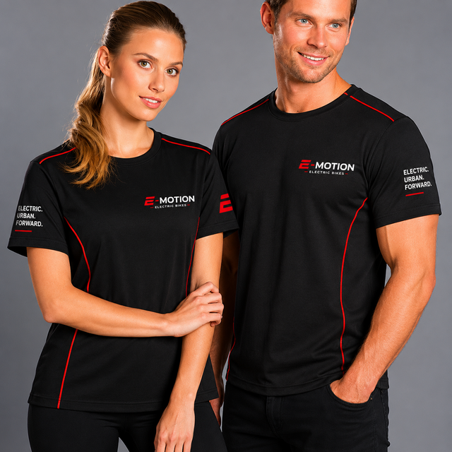 E-Motion Black Performance T-Shirt