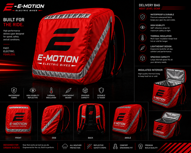 E-Motion Food Delivery Bag