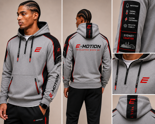 E-Motion Grey Hoodie