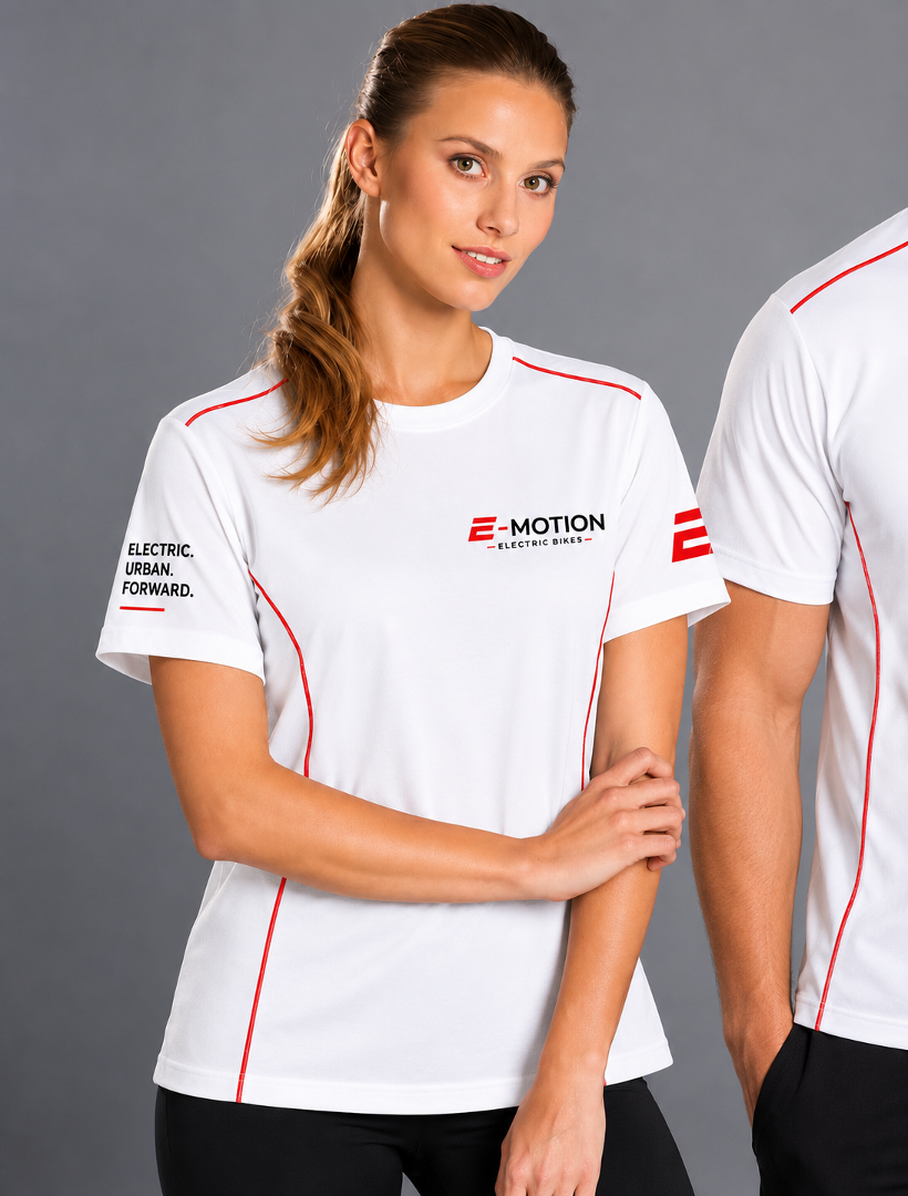 E-Motion White Polo Shirt