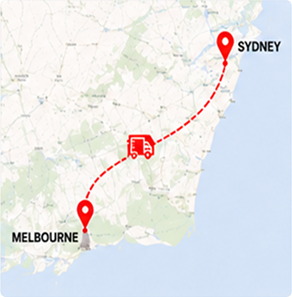 Delivery map