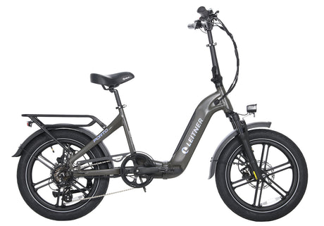 20" Fat Tyre Folding Electric Bike | Leitner Porto Red