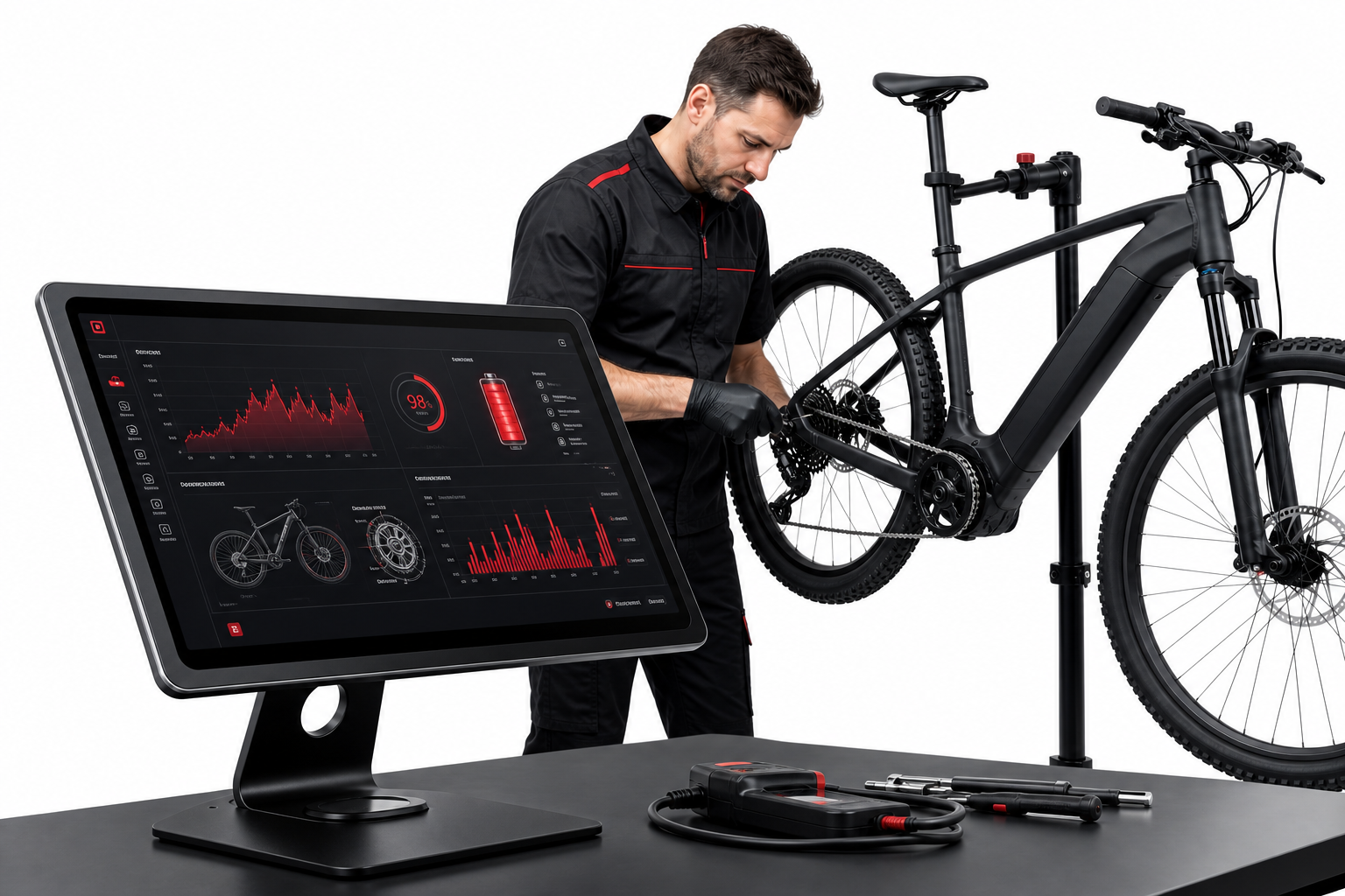 Advanced E-Motion e-bike diagnostics and service